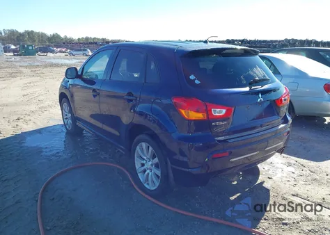 2011 Mitsubishi Outlander Sport Se from USA, damaged, VIN JA4AR4AU3BZ009996